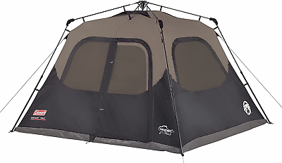 #ad Cabin Tent with 60 Second 6 Person Cabin Tent with Instant Setup Double Thick Fa $277.30