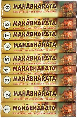 #ad New: Mahabharata of Vyasa:Sanskrit Text English Translation by M.NDutt 9 Vol Set $221.75