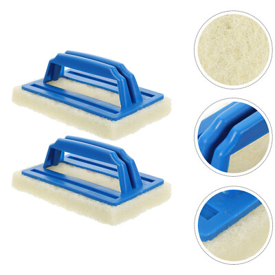 #ad Ceramic Tile Sponge Brushes Non Abrasive Scrubbing Pads Set of 2 $11.38