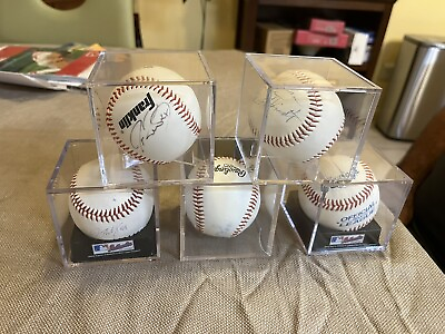 Baseball signed balls $50.00