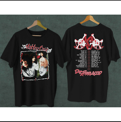 #ad Vintage 1989 Motley Crue Dr Feelgood Tour Concert Rock Band T Shirt $19.94