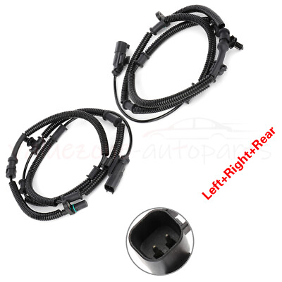 #ad #ad 2 x ABS wheel sensor Rear Left Right For 2012 2016 Chrysler Town amp; Country 3.6L $20.89