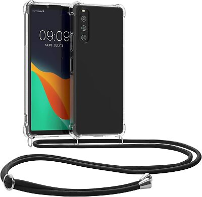 Crossbody Case Compatible with Sony Xperia 10 IV Case Clear TPU Phone Cover w $19.99