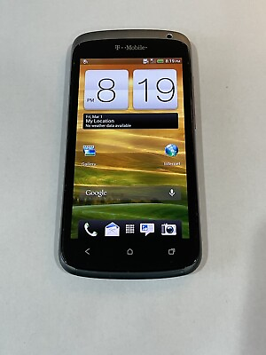 #ad HTC One S 8GB T Mobile Gray Smartphone Handset Only Good $4.99