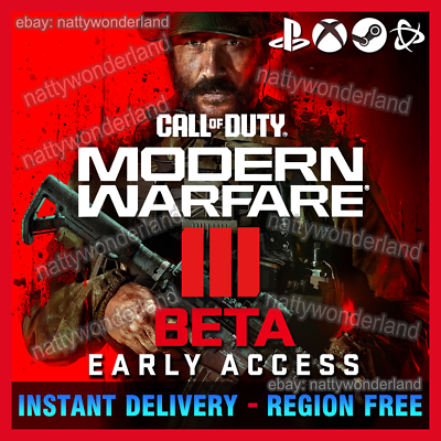 Call of Duty Modern Warfare 3 III Beta Early Access Code CoD MW3 Region Free GBP 6.95