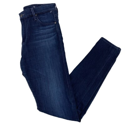 Ag Adriano Goldschmied Blue Stylish High Rise Jeans Slim Fit $34.00