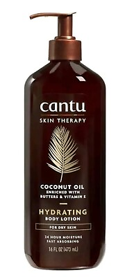 #ad Cantu Skin Therapy 16 Oz Coconut Oil Hydrating Dry Skin Body Lotion Vitamin E $15.99