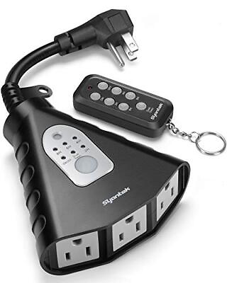 #ad Outdoor Light Timer Waterproof Outdoor Remote Control Outlet Plug in Timer Sw... $21.68