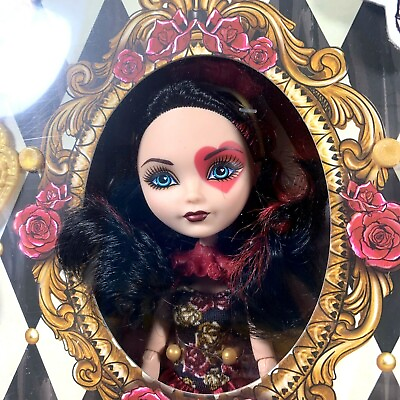 #ad NIB 2014 EVER AFTER HIGH LIZZIE HEARTS SPRING UNSPRUNG 2 IN 1 BOOK DOLL $105.00