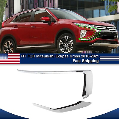 #ad For 2018 21 Mitsubishi Eclipse Cross Front Grille Molding Trim Chrome Set Right $48.12