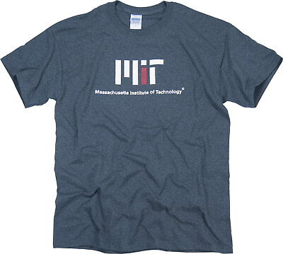 MIT T Shirt Massachusetts Institute of Technology Modern Logo $19.94
