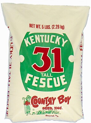 #ad Professional Grade Kentucky 31 Tall Fescue Lawn amp; Turf Grass Seed 5 lbs 1250sqft $32.00