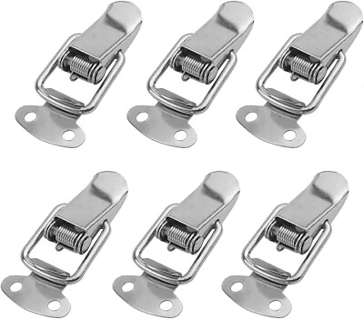 #ad Spring Loaded Buckle Latch Toggle Hasp Lock Wooden Case Toolboxes Pack Of 6 NEW $8.89