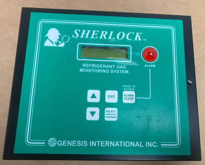 #ad SHERLOCK Refrigerant Gas Monitoring System 102 Alarm Control Module Panel $295.00