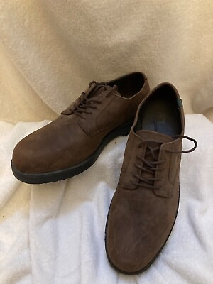 #ad Mens brown Suede shoes Casual Lace up Oxford Shoe size 10.5 M.  New never worn. $25.00