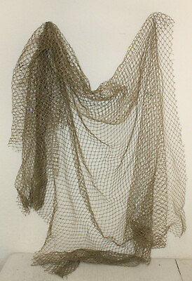 5x10 Authentic Used Fishing Net Vintage Fish Netting Nautical Maritime Decor $24.99
