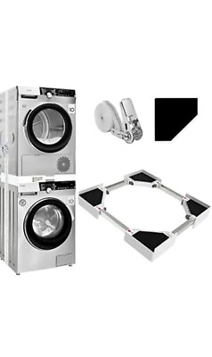 #ad 29 inch Universal Stacking Kit for Washer and Dryer Adjustable w Ratchet Strap $57.47