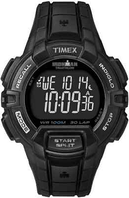 #ad Timex T5K793 Men#x27;s quot;Ironmanquot; 30 Lap Resin Watch Alarm Indiglo Chronograph $43.40