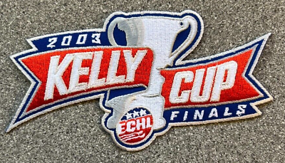 #ad 2003 KELLY CUP FINALS ECHL HOCKEY MINOR LEAGUE JERSEY PATCH ATLANTIC CITY $13.95