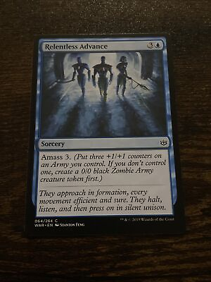 #ad Relentless Advance 064 War of the Spark MTG Magic The Gathering D3618* $1.46
