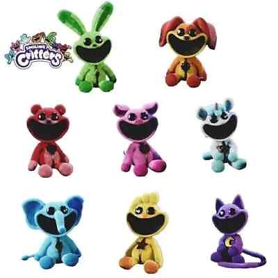 #ad Pack Of 8 Smiling Critters Figure Plush Doll Catnap Hoppy Hopscotch Doll Toys $46.99