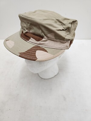 #ad Military Style 3 Color Desert Patrol Cap Hot Weather NEW $6.99