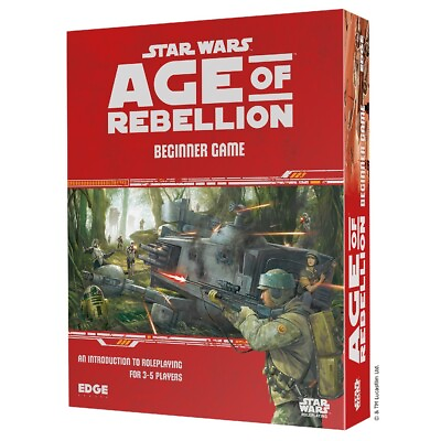#ad Age of Rebellion Beginner Game Star Wars RPG Includes Core Rulebook $29.37