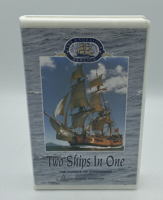 Two ships in one the Voyage of the Endeavour VHS $19.95