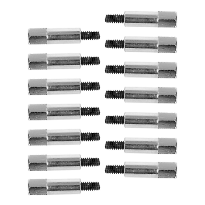 #ad MAGQOO 14Pcs Chrome Stud Kit Big Block Valve Cover Bolt Set Replacement for Che $35.56
