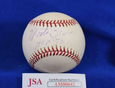 Monte Irvin HOF 73 JSA COA Autograph Major League OML Signed Baseball 1 $57.00