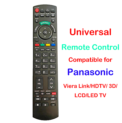 #ad Panasonic TV Universal Remote Control fit for all Plasma HDTV TV $8.99