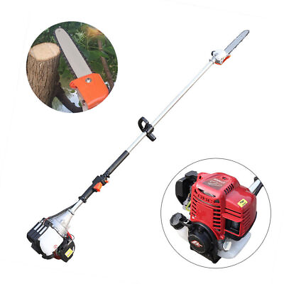 35.8cc 4 Cycle Engine Gas Pole Saw Chainsaw Chainsaw Tree Trimming Pruner Tool #ad $220.41