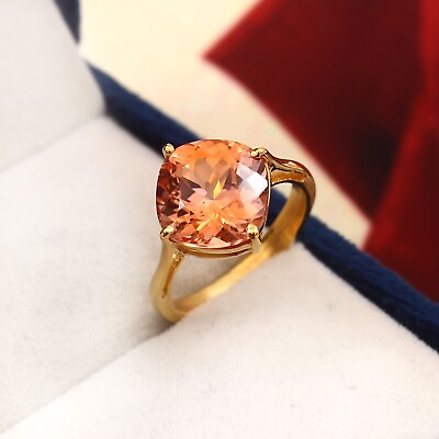 #ad A Natural Ceylon Padparadscha Sapphire 925 Silver Handmade Ring Christmas Gifts $77.75