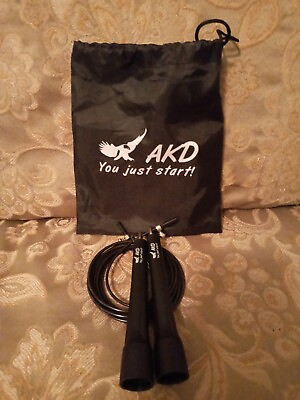 @@AKD You Just Start Jump Rope Cross Jump Boxing MMA Fitness Training Nice New@ $12.00