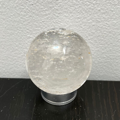 #ad 200 g 7 Oz Natural Clear Quartz Crystal Sphere Energy Reiki Chakra Healing 2quot; $29.99
