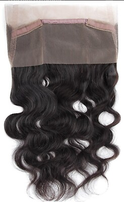 #ad 360 human hair body wave frontal 14in $68.00