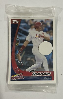 #ad 2002 Topps Post Cereal Jim Edmonds amp; Frank Thomas   1 sealed pack of 2 cards $4.20