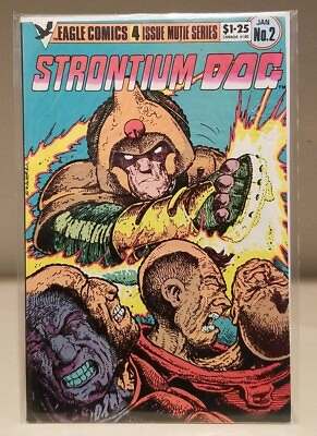 #ad Strontium Dog Jan No.2 1985 Comic Book w Sleeve amp; Board NM $9.99