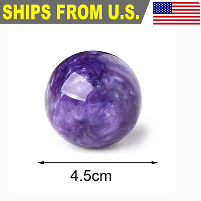 #ad Natural Dreamy Amethyst Sphere 45mm 48mm Quartz Crystal Ball Reiki Healing $14.99