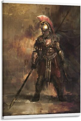 #ad Canvas Art Spartan Warrior Spartan Warrior Ancient Warrior Spartan Helmet $39.90