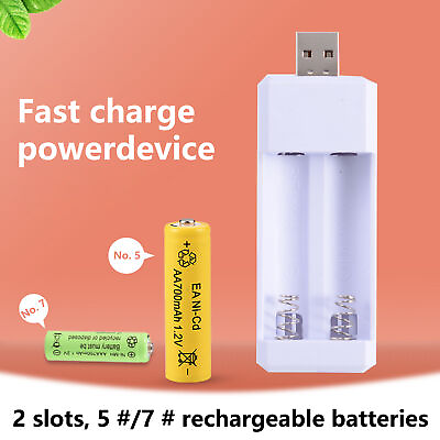 Rapid Battery Charger Usb Port Charging 1.2v Electronic Battery Charger Forfor $8.06
