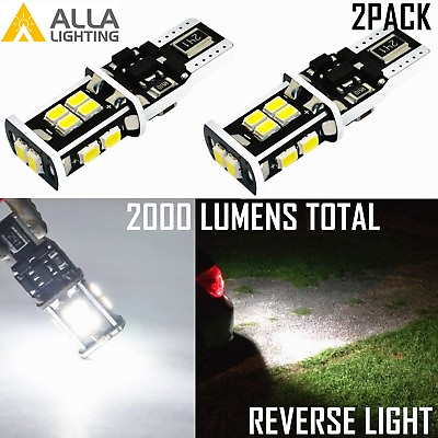 #ad Alla Lighting LED 921 Reverse Backup Light Bright Replacement 6000K White Bulb $12.99