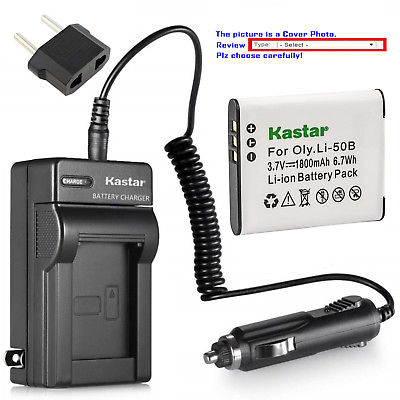 #ad Kastar Battery AC Charger for Casio NP 150 amp; Exilim EX TR10WE EX TR100 EX TR15 $6.99