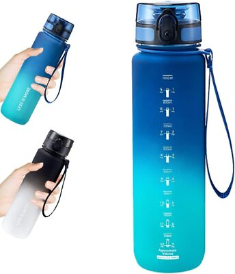 #ad Sports Water Bottle 600 ml 1000 ml Bottle Bicycle for Camping Outdoor Yoga Gym $9.41