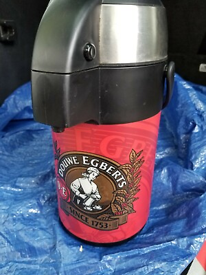 Douwe Egberts Hot Coffee Tea Thermal Pump Dispenser Bloomfield 8884 Air Pot $18.50