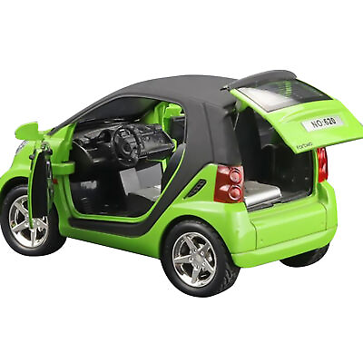 #ad #ad 1:32 Car Model Diecast Toy Vehicle Collection Kids Pull Back Sound amp; Light Green $21.89