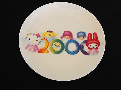 #ad Sanrio 2000 Decorative Hello Kitty amp; Friends Ceramic Y2K Plate Japan Vintage NIB $34.97
