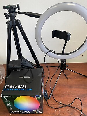 #ad Bloggers kit vlogging tripod light ring glow light ball $13.99