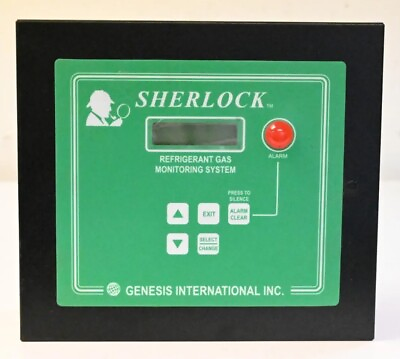 #ad Sherlock Refrigerant Gas Monitoring System 102 Alarm Control Module Panel $499.88