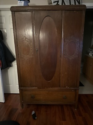 #ad ANTIQUE ENGLISH PINE PRIMITIVE JELLY CUPBOARD CABINET PIE SAFE LOCAL PICKUP ONLY $50.00